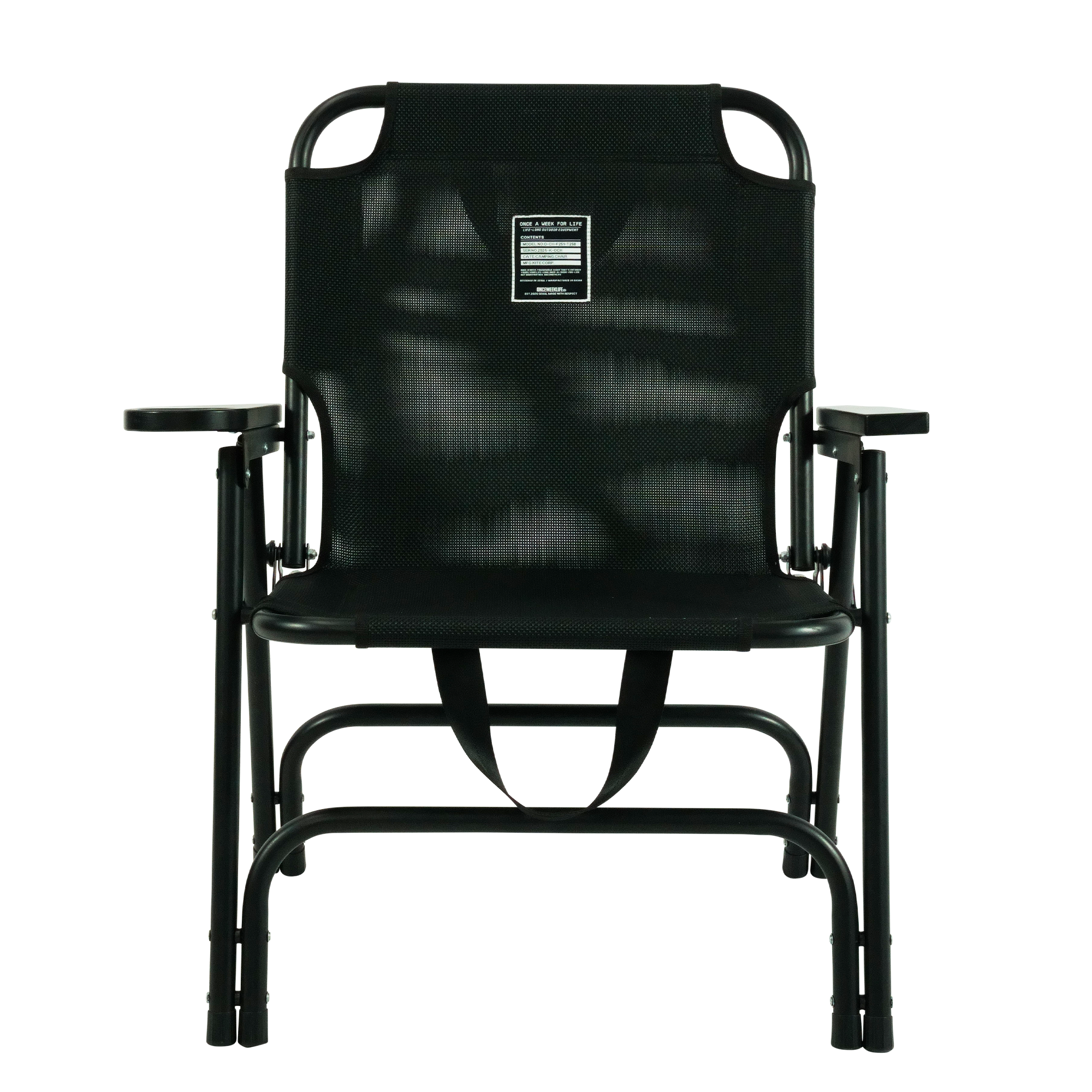 원스위크라이프 Textilene® 메쉬 야외용 폴딩 체어 1인용 | 데얼스 아웃도어 전문 플랫폼