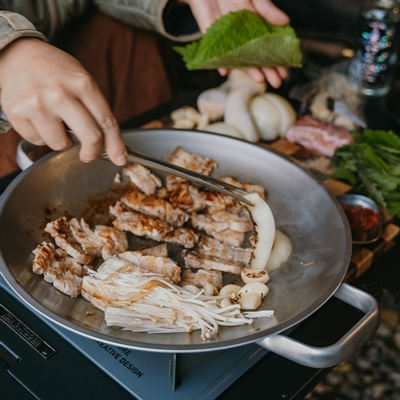 클래딘 리얼 티타늄 그리들 32cm 가방 캠핑 티타늄 통3중 그리들 전용 가방 포함 | 데얼스 아웃도어 전문 플랫폼