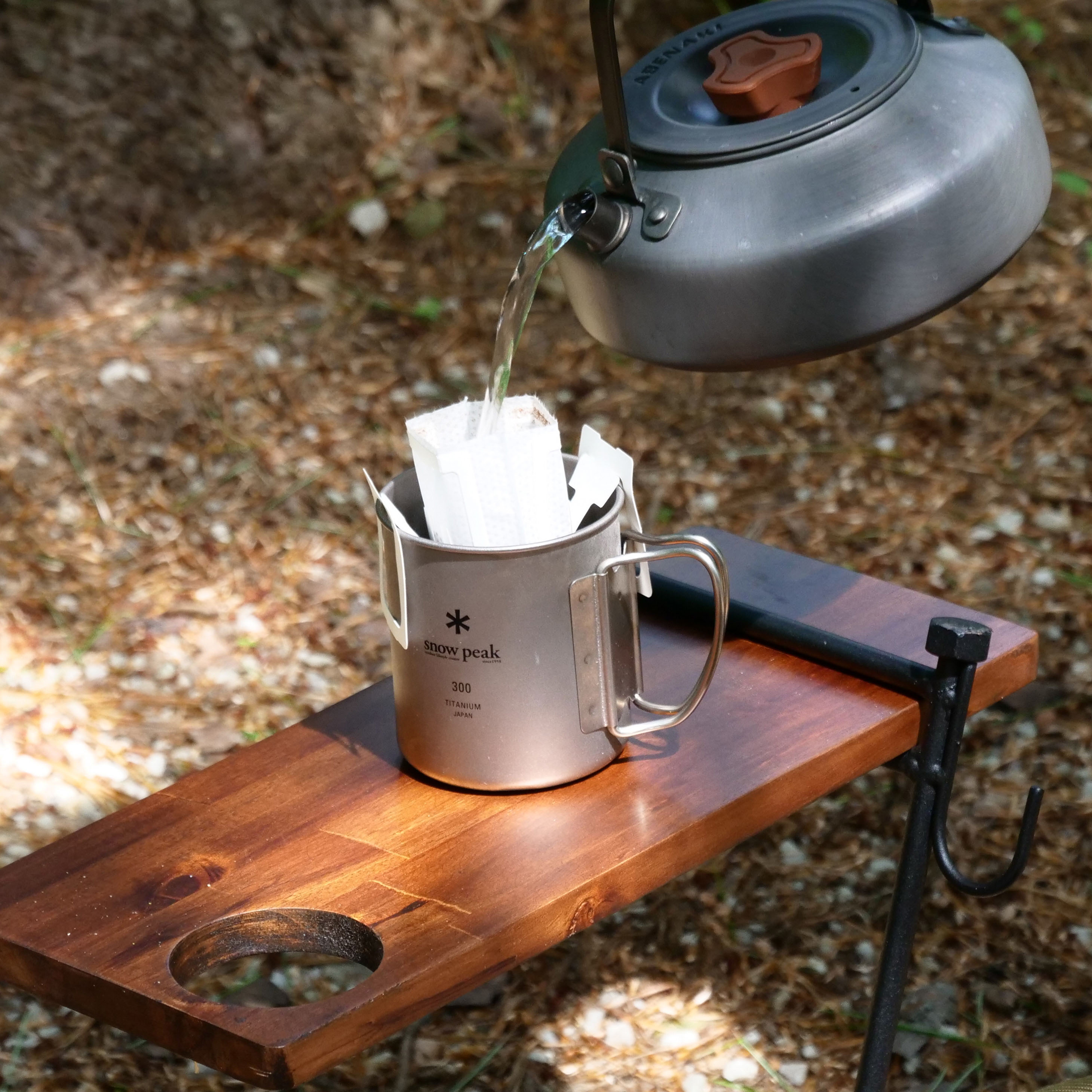 [캠핑덕] 클라우드 미니 사이드 캠핑 테이블 | 데얼스 아웃도어 전문 플랫폼