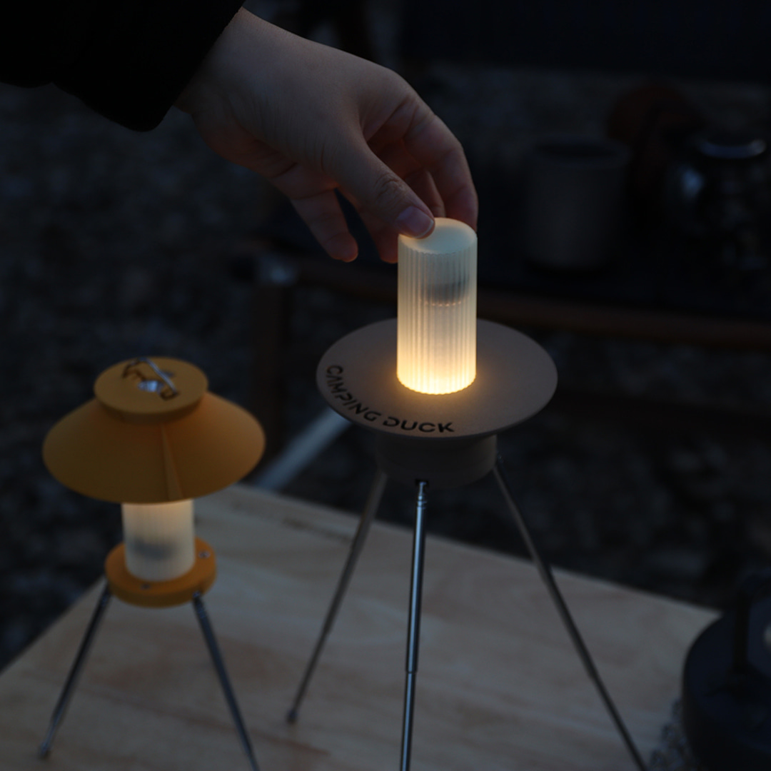 [캠핑덕] 골제로 랜턴 쉐이드 캔들 스탠드 셋트 캠핑랜턴 쉐이드 커버 갓 | 데얼스 아웃도어 전문 플랫폼