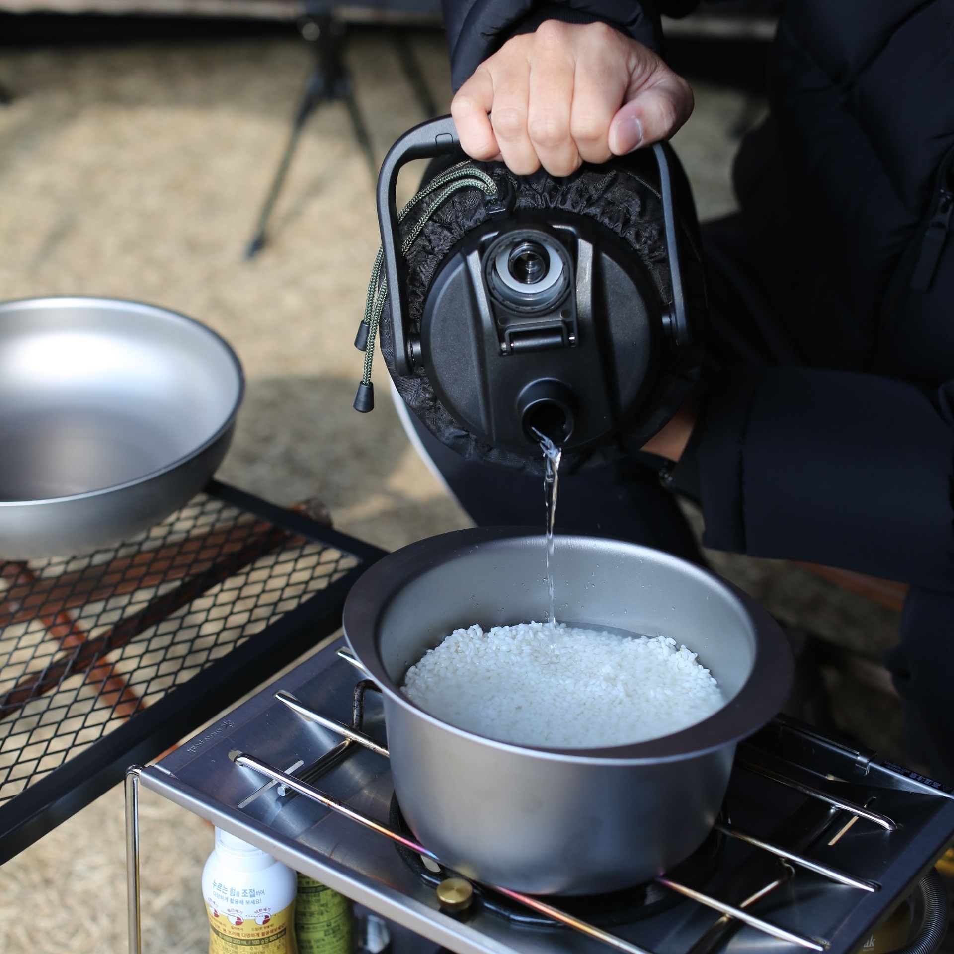 클래딘 티타늄 코펠 세트 고아웃패키지 캠핑 용품 통5중 냄비 식기 반합 | 데얼스 아웃도어 전문 플랫폼