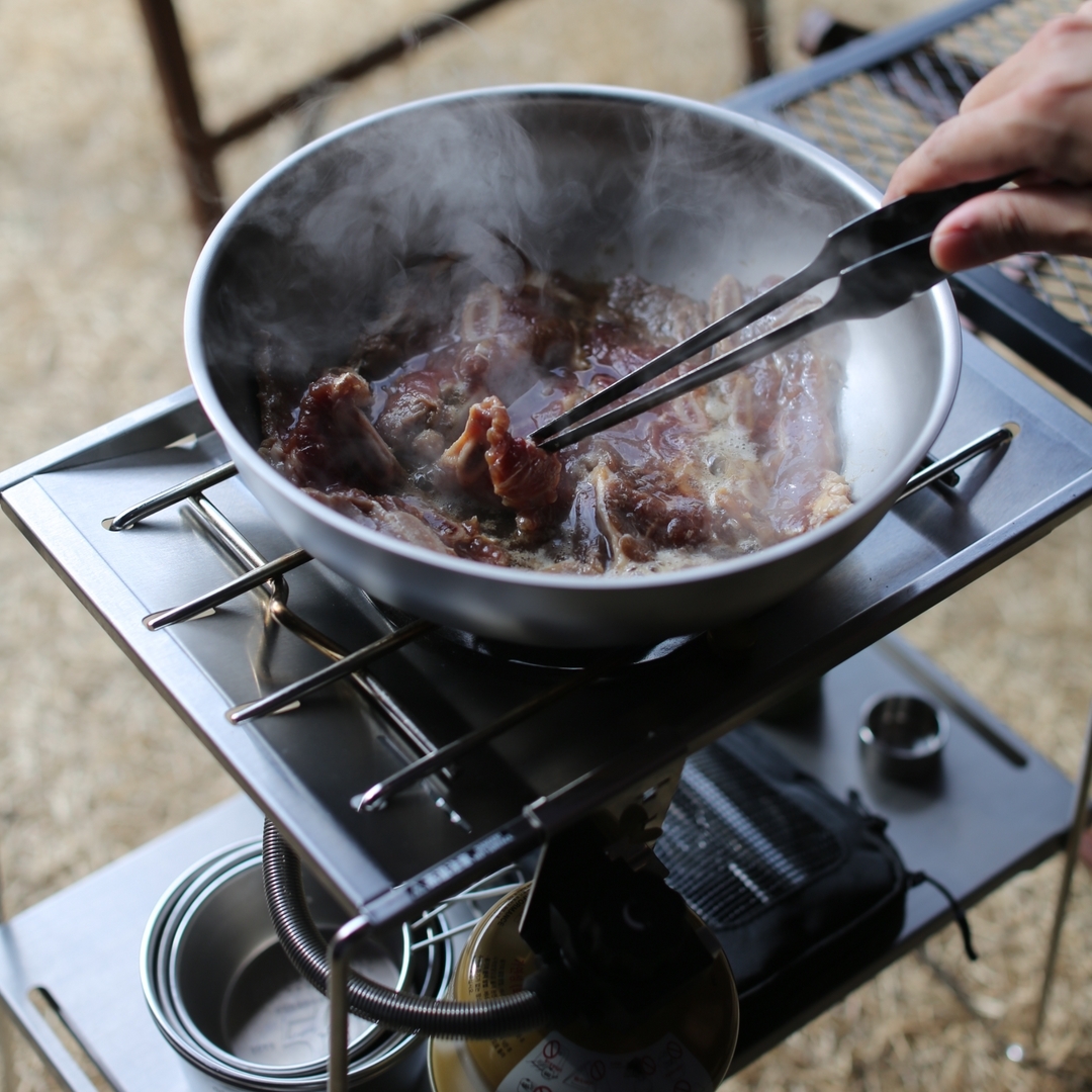 클래딘 티타늄 코펠 세트 고아웃패키지 캠핑 용품 통5중 냄비 식기 반합 | 데얼스 아웃도어 전문 플랫폼