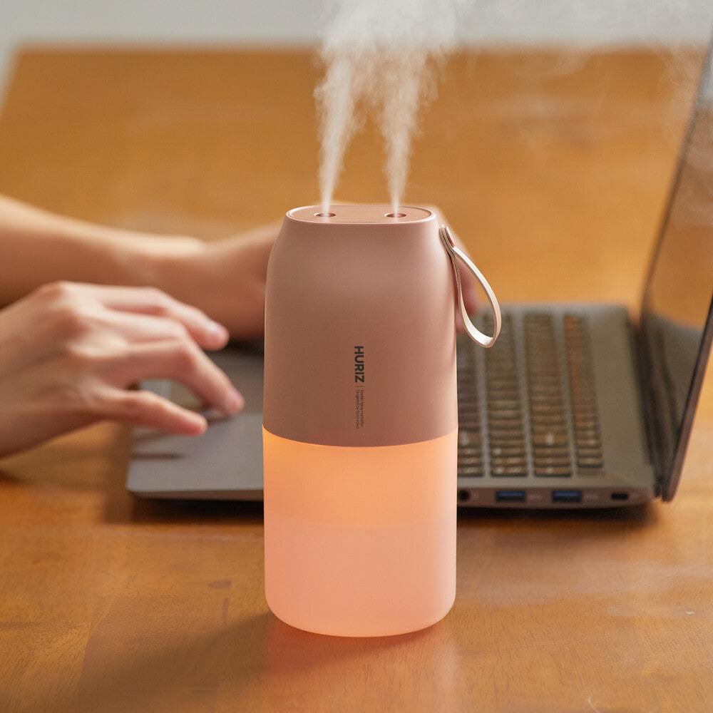 [휴라이즈] 휴대용 무선 듀얼 가습기 무드등 HR-Airglow | 데얼스 아웃도어 전문 플랫폼