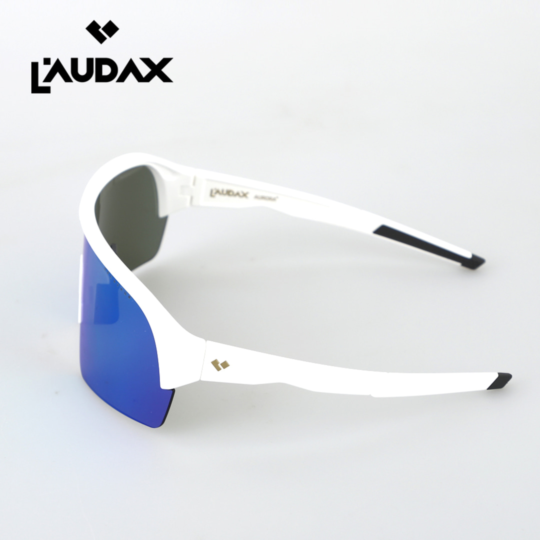 로닥스 오로라 글로시 화이트-하이퍼블루미러 선글라스 | 데얼스 아웃도어 전문 플랫폼