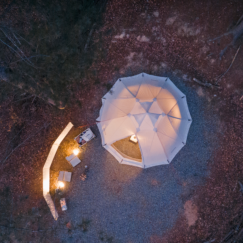 노스피크 허브 티피 소이밀크 SPUNTEC | 데얼스 아웃도어 전문 플랫폼