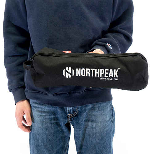 노스피크 크로스 체어 로우 블랙 | 데얼스 아웃도어 전문 플랫폼