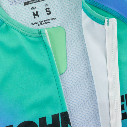 존버 철인3종 경기복 투피스 상의 오로라블루 | 데얼스 아웃도어 전문 플랫폼