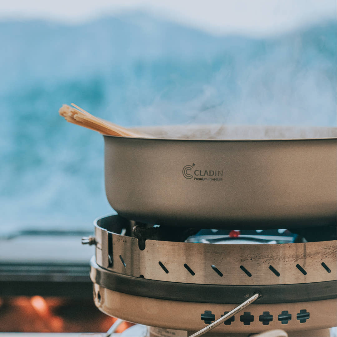 클래딘 리얼 티타늄 캠핑 코펠 V2 통3중 티타늄 코펠 세트 13p | 데얼스 아웃도어 전문 플랫폼