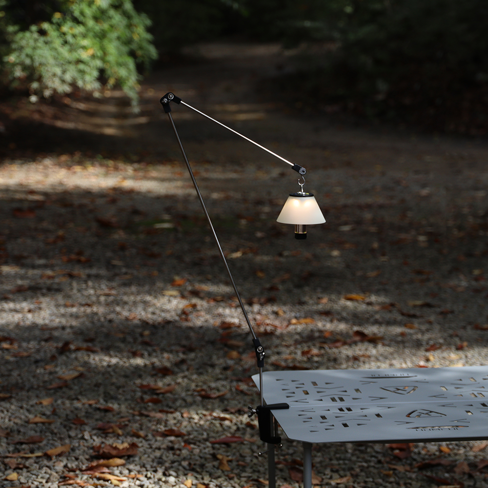 [캠핑덕] 유니 스탠드 익스텐디드 캠핑 테이블 랜턴 걸이 조명 랜턴스탠드 거치대 | 데얼스 아웃도어 전문 플랫폼