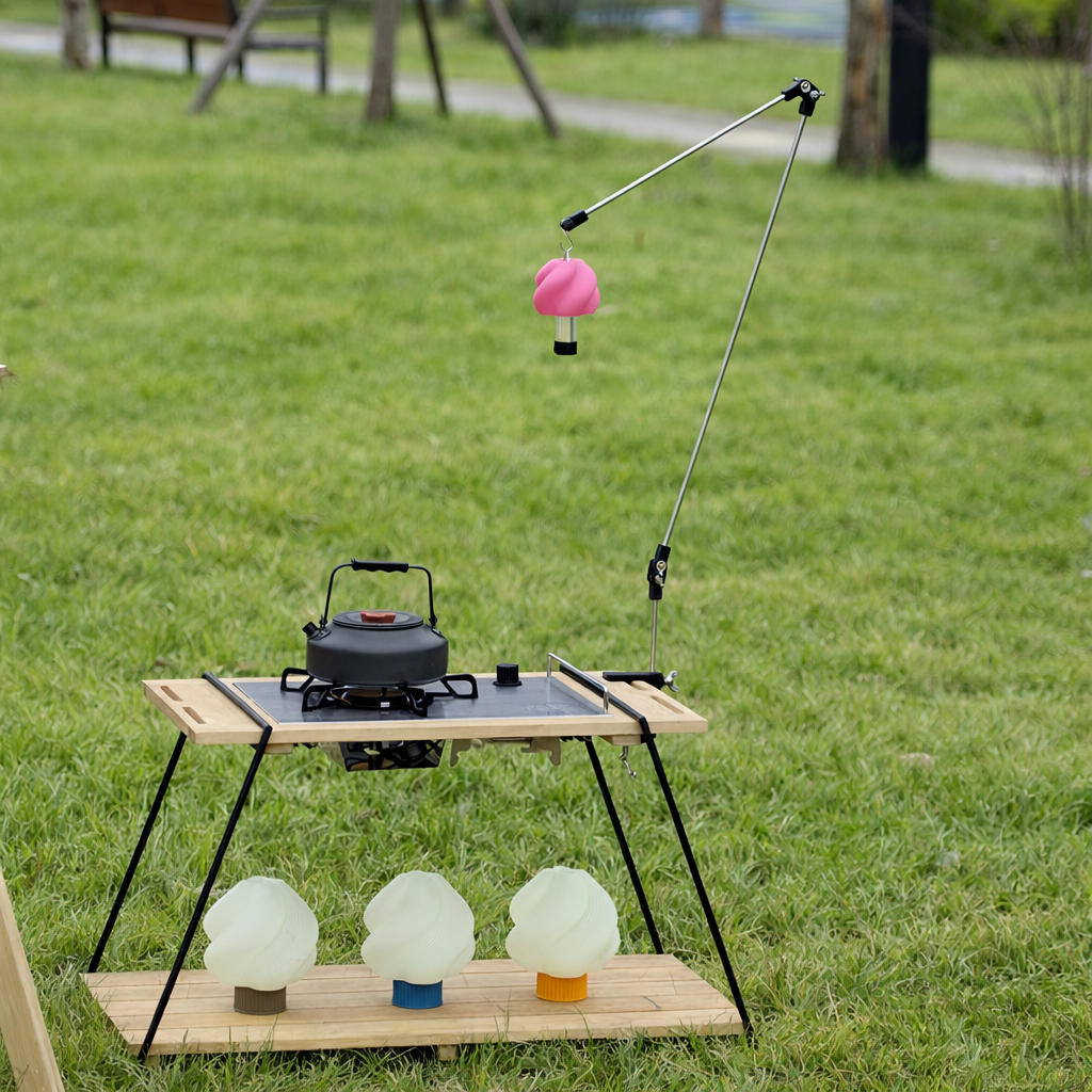 [캠핑덕] 유니 스탠드 익스텐디드 캠핑 테이블 랜턴 걸이 조명 랜턴스탠드 거치대 | 데얼스 아웃도어 전문 플랫폼