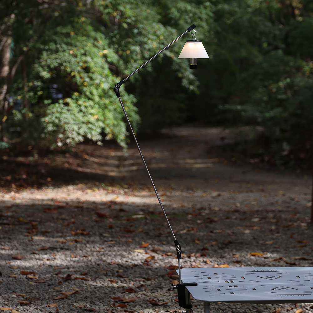 [캠핑덕] 유니 스탠드 익스텐디드 캠핑 테이블 랜턴 걸이 조명 랜턴스탠드 거치대 | 데얼스 아웃도어 전문 플랫폼