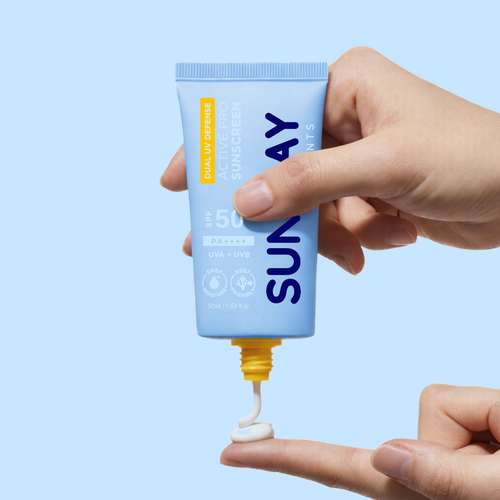 선데이모먼츠 더블 UV 디펜스 액티브 프로 선크림 / 물놀이 골프 서핑 다이빙 러닝 / 비건 리프세이프 미백 주름개선 | 데얼스 아웃도어 전문 플랫폼