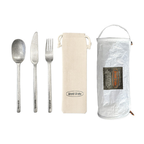 와일드바이브 커트러리 파우치_Cutlery Pouch (White/Khaki) | 데얼스 아웃도어 전문 플랫폼