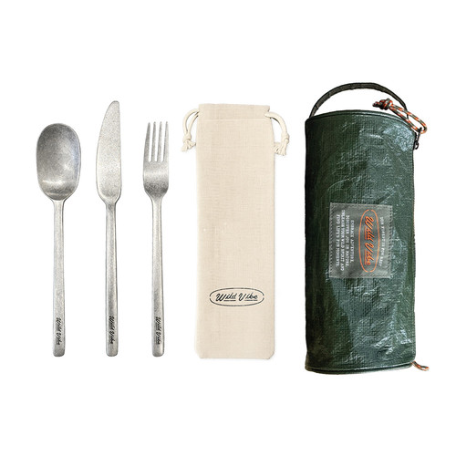 와일드바이브 커트러리 파우치_Cutlery Pouch (White/Khaki) | 데얼스 아웃도어 전문 플랫폼