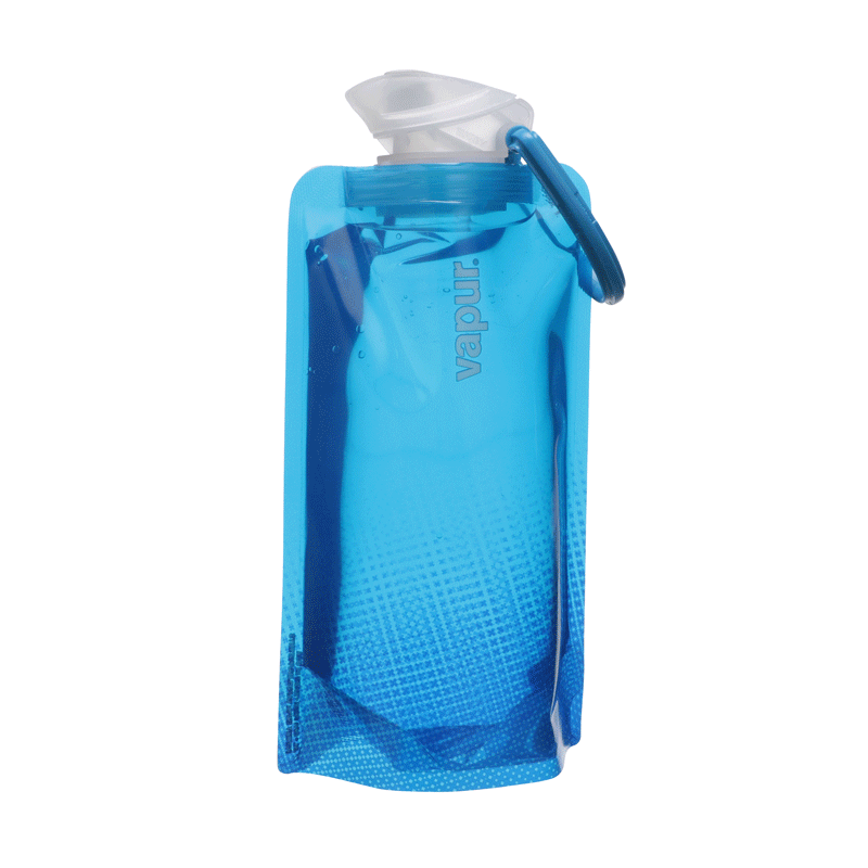 베이퍼 안티보틀 접이식 물병 0.5L 시안블루 - 데얼스 아웃도어 쇼핑
