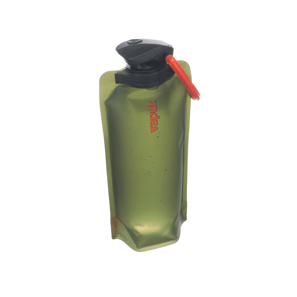 베이퍼 안티보틀 접이식 물병 0.7L 올리브 - 데얼스 아웃도어 쇼핑