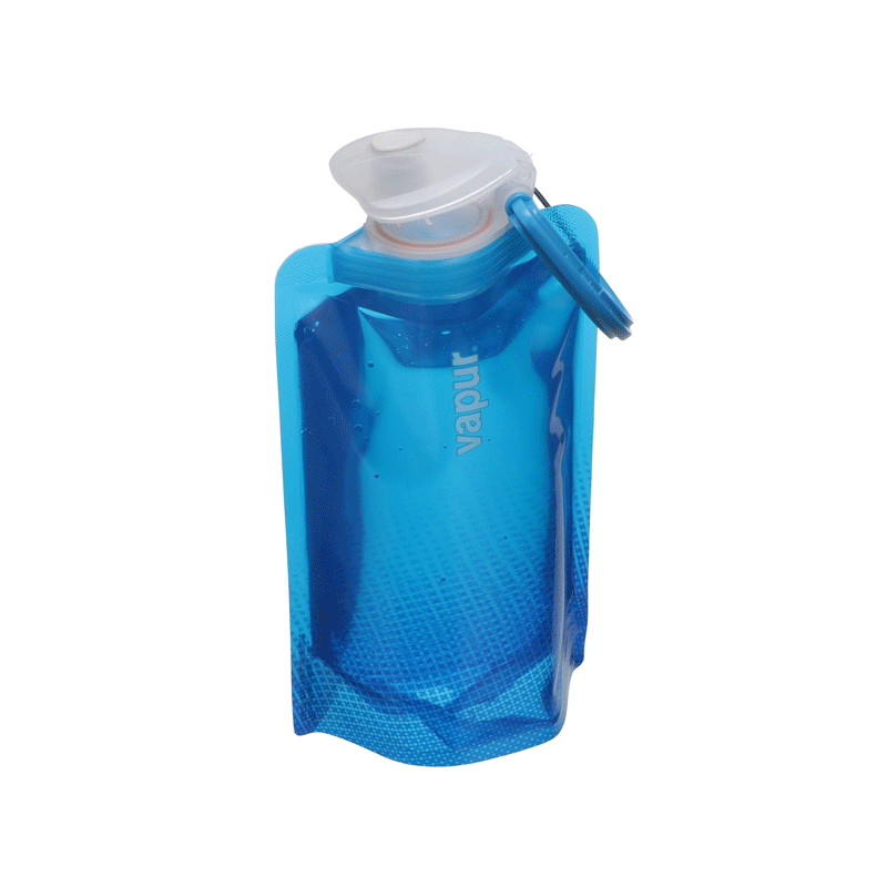 베이퍼 안티보틀 접이식 물병 0.5L 시안블루 - 데얼스 아웃도어 쇼핑